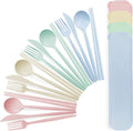 4 Sets Reusable Travel Utensils Set by TWUTGAYW