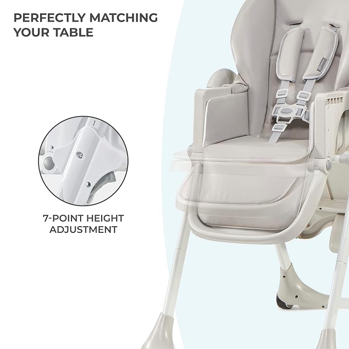 Kinderkraft Highchair Yummy, Baby Chair, Comfortable, - Image 5