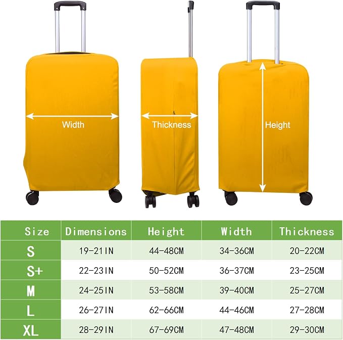 PATIKIL Luggage Cover, Suitcases Covers Elastic Carry on Cover Protector - Image 2