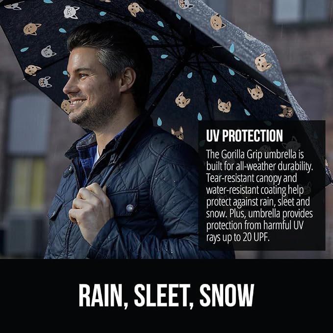 GORILLA GRIP Strong Stick Umbrella - Image 3