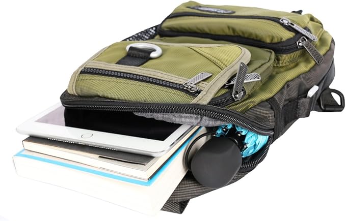 Sling Bag Chest Shoulder Backpack Crossbody Multipurpose Daypack - Image 4