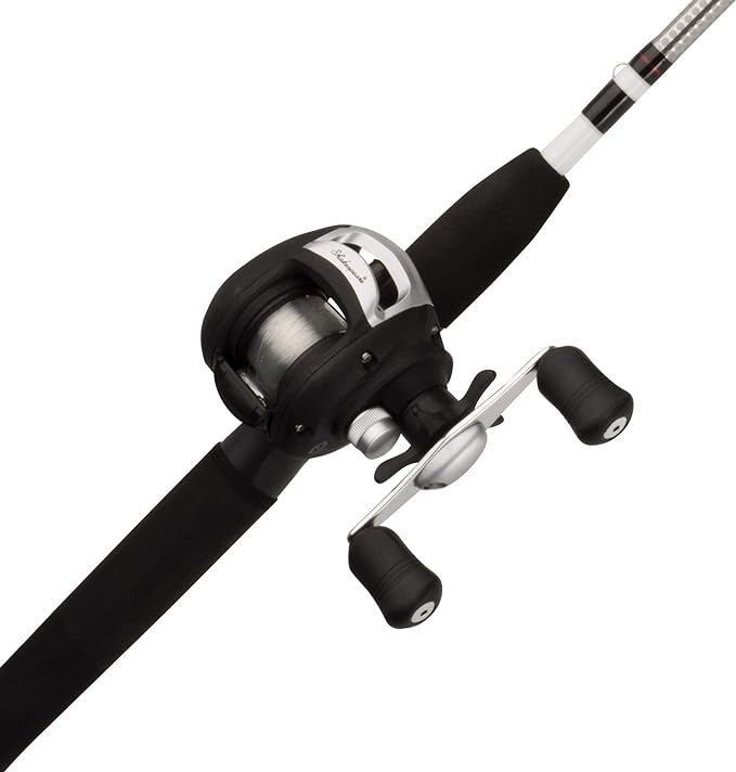 Shakespeare Alpha Medium 6' Low Profile Fishing Rod and Bait Cast Reel Combo by ShakespeareFishing