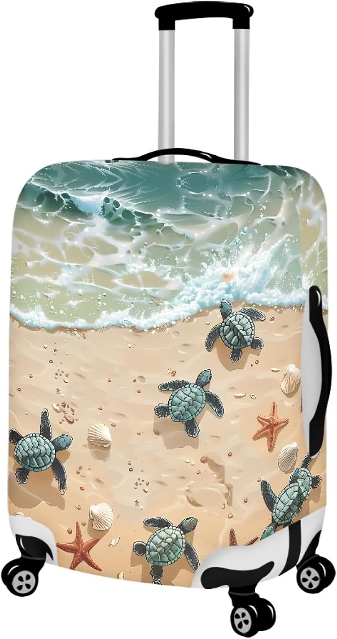 Sea Turtles Luggage Cover Anti-scratch Dustproof Suitvase Protector Fits 26-29 - Image 2