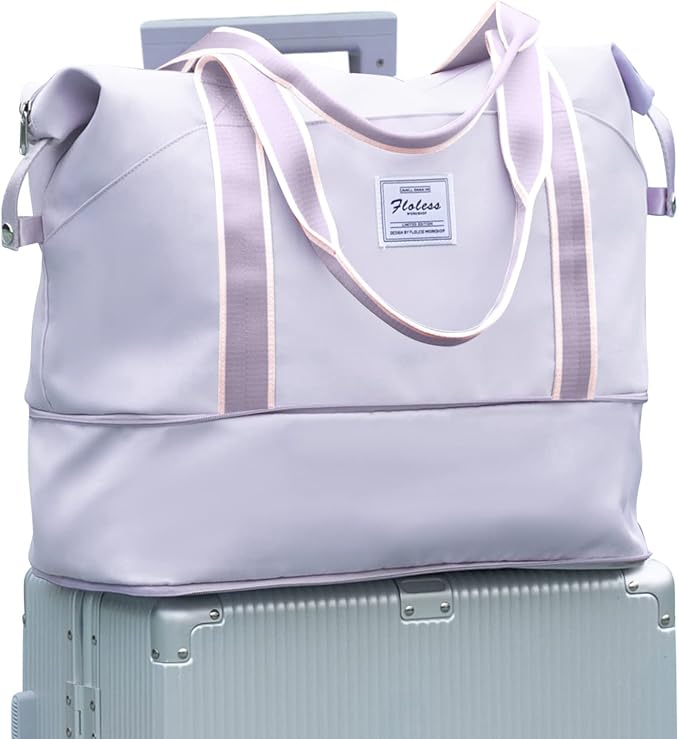 Travel Duffel Bag, Sports Tote Gym Bag, Shoulder Weekender Overnight Bag by WONHOX