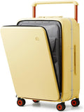 mixi Checked Luggage Wide Handle Luxury Design Rolling Travel Suitcase PC by MIXI