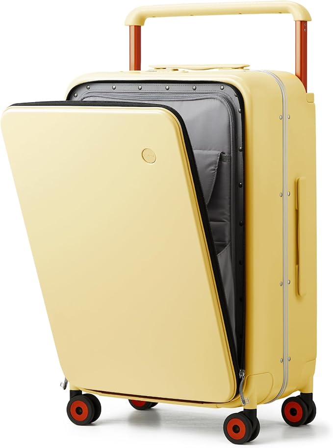 mixi Checked Luggage Wide Handle Luxury Design Rolling Travel Suitcase PC by MIXI