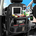 Car Backseat Organizer with Foldable Table Tray, Car Storage Organizer with by DURASIKO