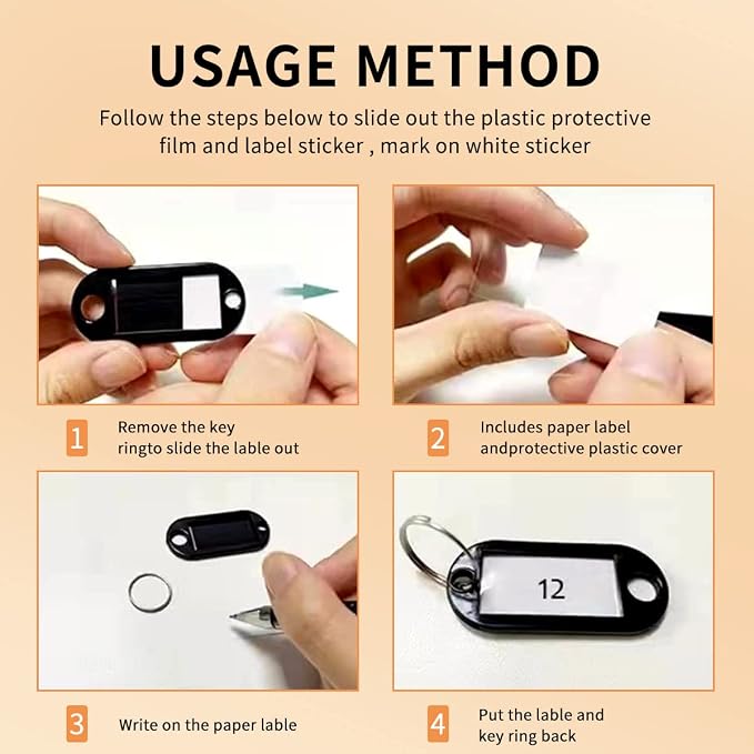 Sdstone Portable Zippered Key Organizer, Fireproof Key Case - Image 6