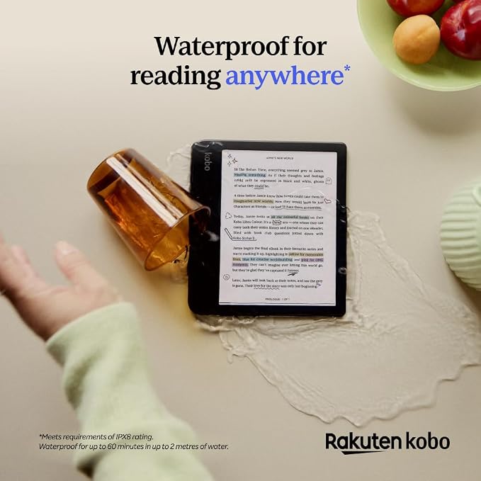 Kobo Libra Colour | eReader | 7” Glare-Free Colour E Ink Kaleido™ 3 Display | - Image 9