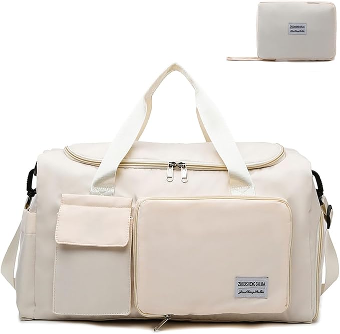 Multipurpose 20L Foldable Duffel Bag Gym Yoga Bag Carry-On Shopping Sack Travel by acdiac