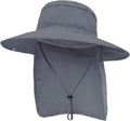 Outdoor Sun Hats with Stowable Neck Flap by Ruqizhi