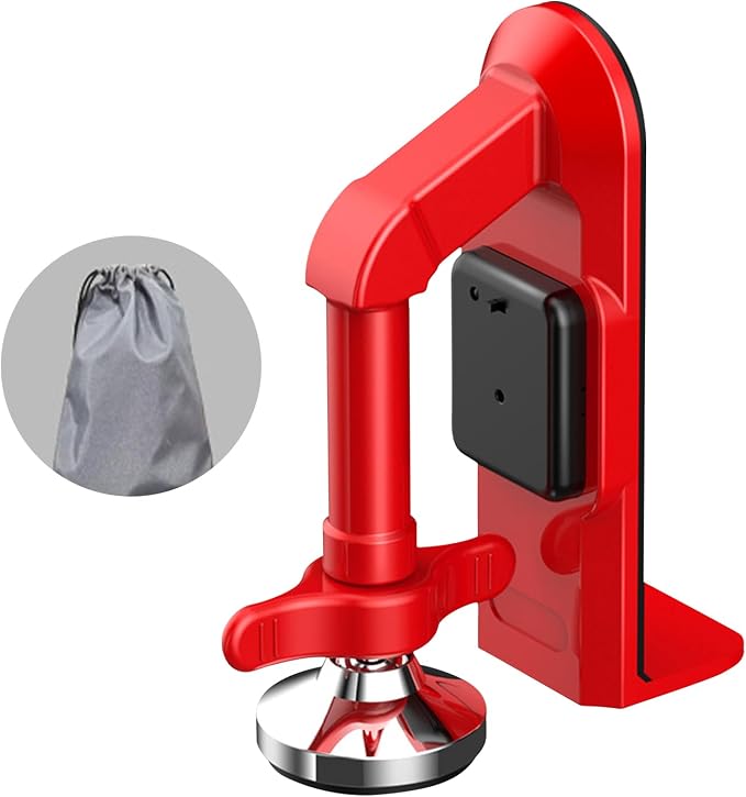 Portable Alarm Door Stopper, Security Travel Anti-Theft Blocker by Stuffygreenus
