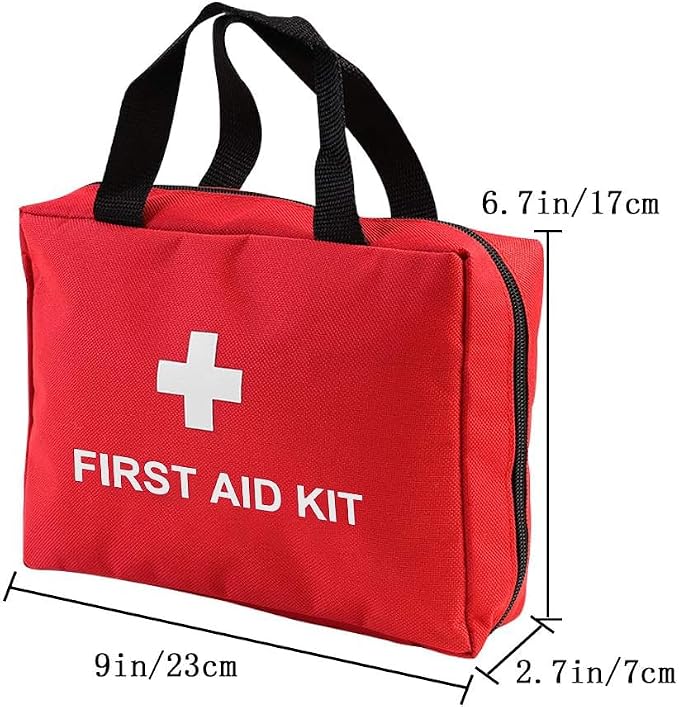 AOUTACC 2 Pack Nylon First Aid Empty Kit, Compact and Lightweight First Aid Bag - Image 2