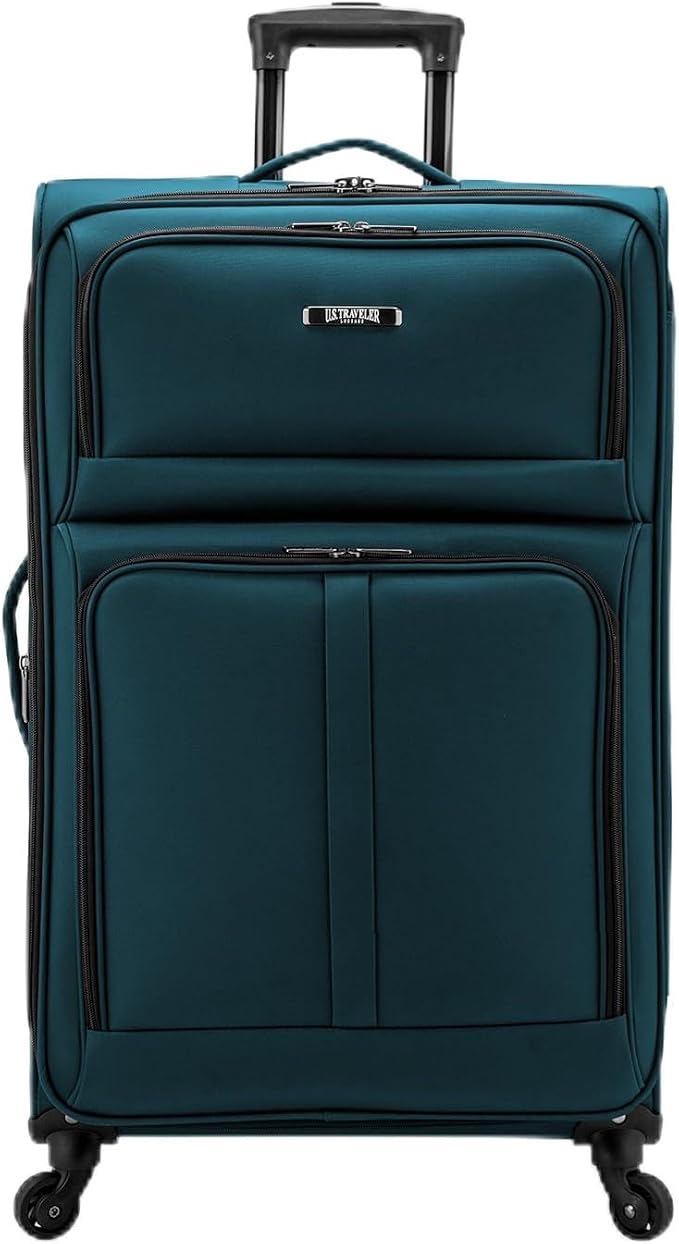 U.S. Traveler Anzio Softside Expandable Spinner Luggage, Checked-Large 30-Inch by USTraveler