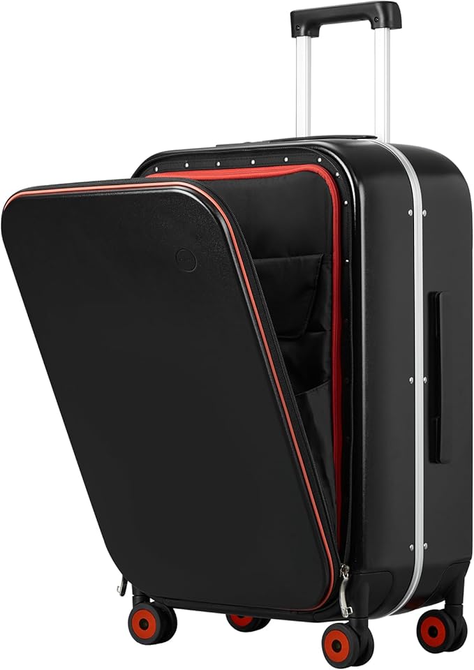 mixi Luggage Suitcase with Spinner Wheels by MIXI