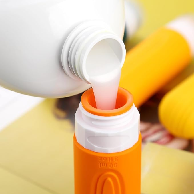 Travel Bottles for Toiletries, Tsa Approved 3oz Travel Size Containers BPA Free - Image 3