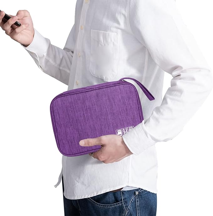 Electronics Travel Organizer, Portable Waterproof Electronic Travel Storage Bag - Image 7