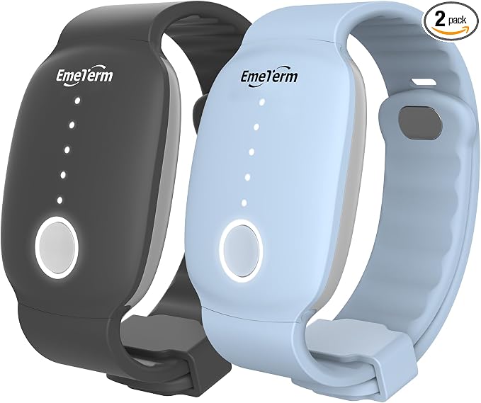 EmeTerm Fashion FDA-Cleared Relieve Nausea Electrode Stimulator Morning by EmeTermDirect