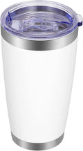 VEGOND 20oz Tumbler with Lid and Straw Stainless Steel Tumbler Cup Vacuum by VEGOND