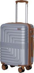 Romswi Expandable 20" Carry On Luggage, Hardshell Suitcase by Romswi