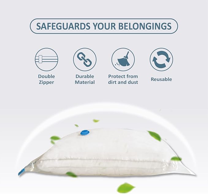 10 Pack Vacuum Storage Bags - Image 3