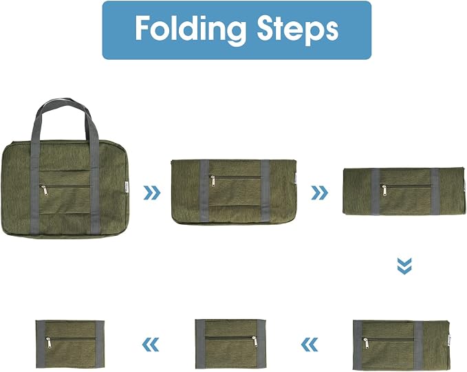 For Spirit Airlines Personal Item Bag 18x14x8 Foldable Travel Duffel Bag Tote - Image 6