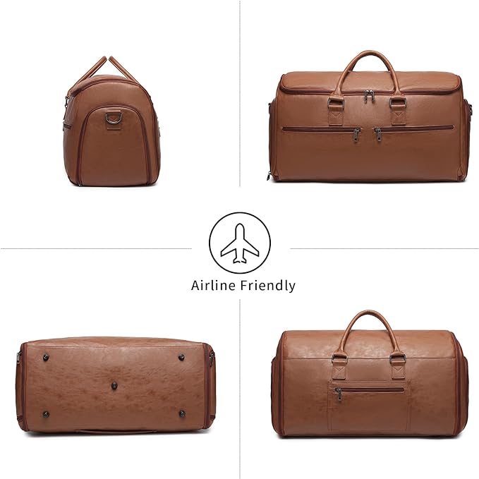 Carry On Garment Bag for Travel, Convertible Travel Garment Bag for Men Women - Image 5