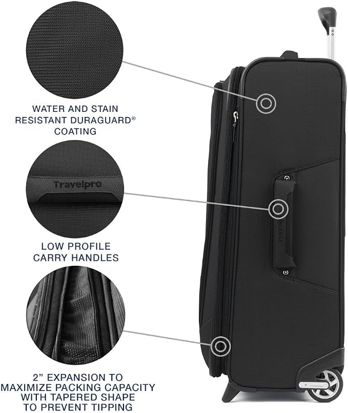 Travelpro Maxlite 5 Softside Expandable Upright 2 Wheel Checked Luggage - Image 3