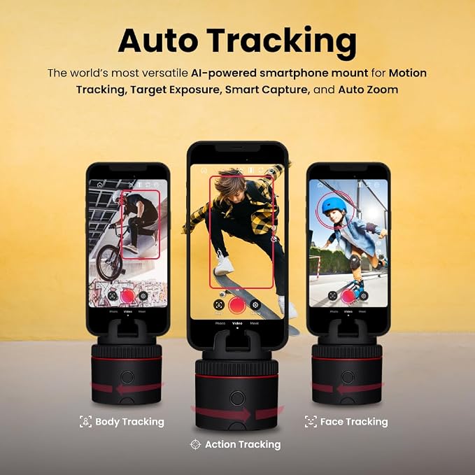 Pivo Pod Classic Auto Tracking Phone Holder, Face & Body Tracker, 360° Rotation - Image 2