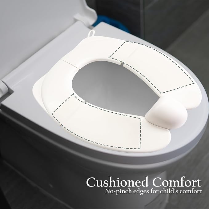 Kids Foldable Toilet Seat with Storage Bag - Image 7