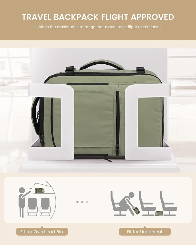LOVEVOOK Travel Backpack for Women & Men, 50L Large Carry On Backpack Airline - Image 5