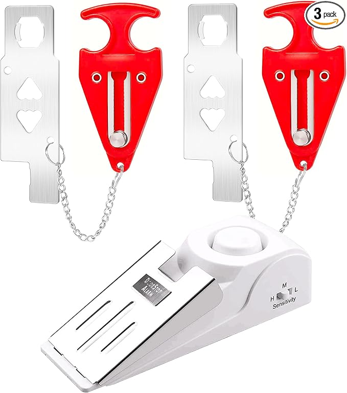 KERUI Door Stop Alarm & Portable Door Lock, Dual Protection Security Door by KERUI