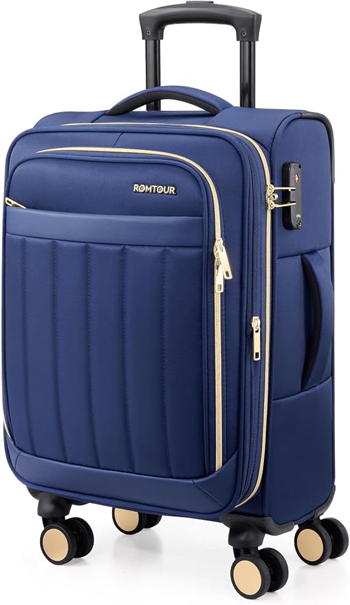 Softside Carry On Luggage 20 Inch Expandable Carry On Luggage 22x14x9 Airline by Unknown