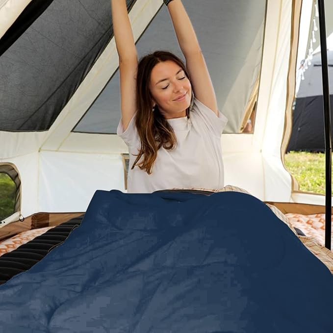 KingCamp Sleeping Bag for Adults, Cold Weather & Warm XL Big and Tall Flannel - Image 7