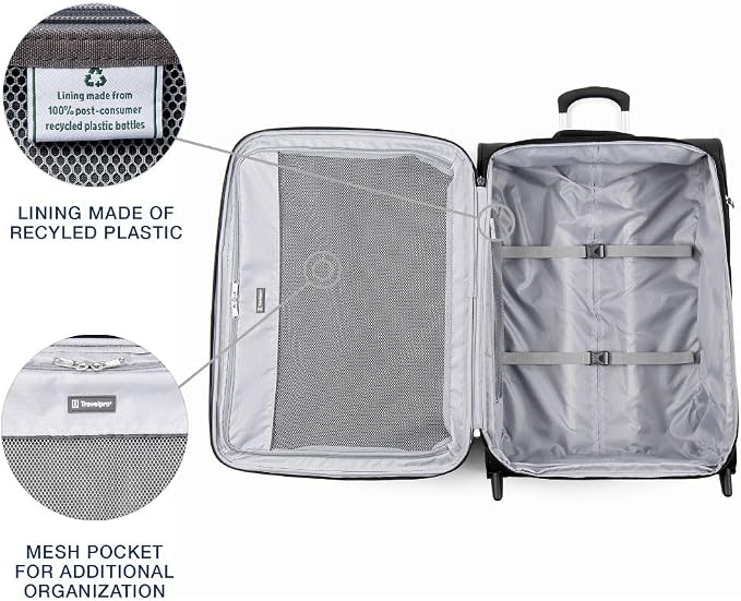 Travelpro Maxlite 5 Softside Expandable Upright 2 Wheel Checked Luggage - Image 4