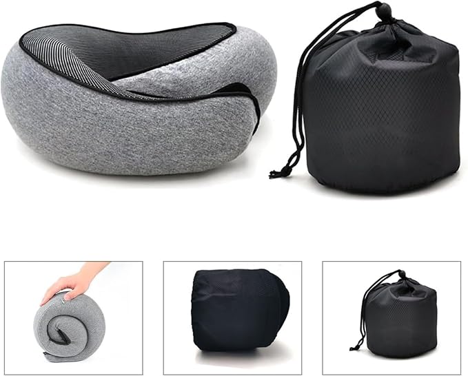 RURING Travel Pillows for Airplanes, Travel Neck Pillow Travel Pillow, Neck - Image 5