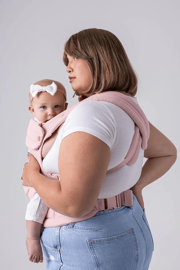 Mabē Monarch Ergonomic Baby Carrier – Premium Cotton Soft Structured Newborn to - Image 3