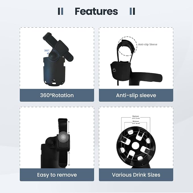Guzzie+Guss Oxygen v2 Lightweight Stroller & Universal Cup Holder Bundle – - Image 8