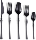 20-Piece Matte Black Silverware Set by Lemeya