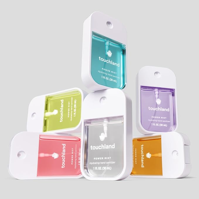 Touchland Power Mist Hydrating Hand Sanitizer Spray, DYE FREE Trio Set - Image 7