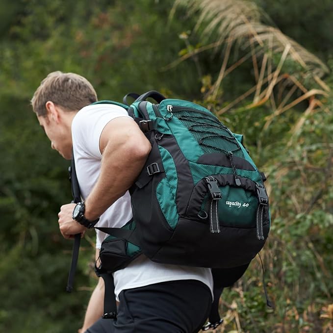BOVIP 40L Hiking Backpack Waterproof Lightweight Daypack Travel Sports Camping - Image 2