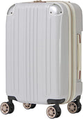 LEGEND WALKER Hardside Expandable Zipper Luggage, 5122-55-WHCB by LEGENDWALKER
