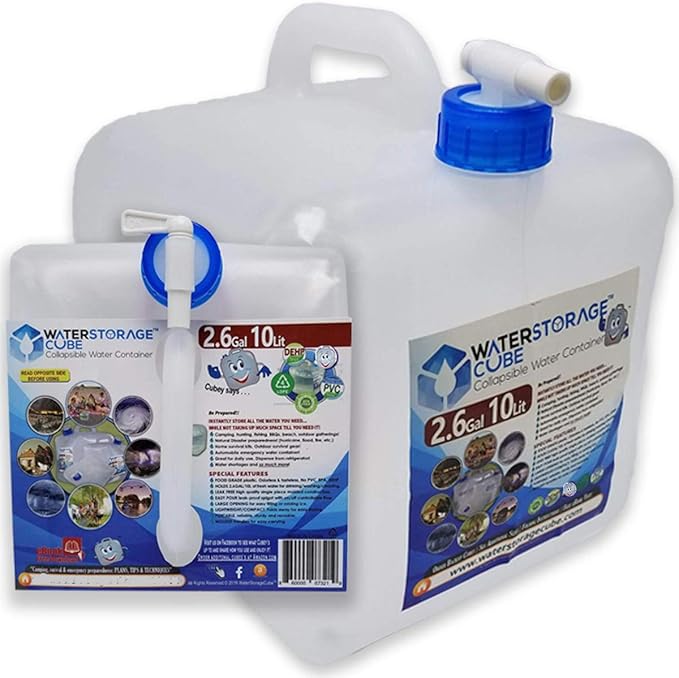 WaterStorageCube BPA Free Collapsible Water Container by WaterStorageCube%C2%AE