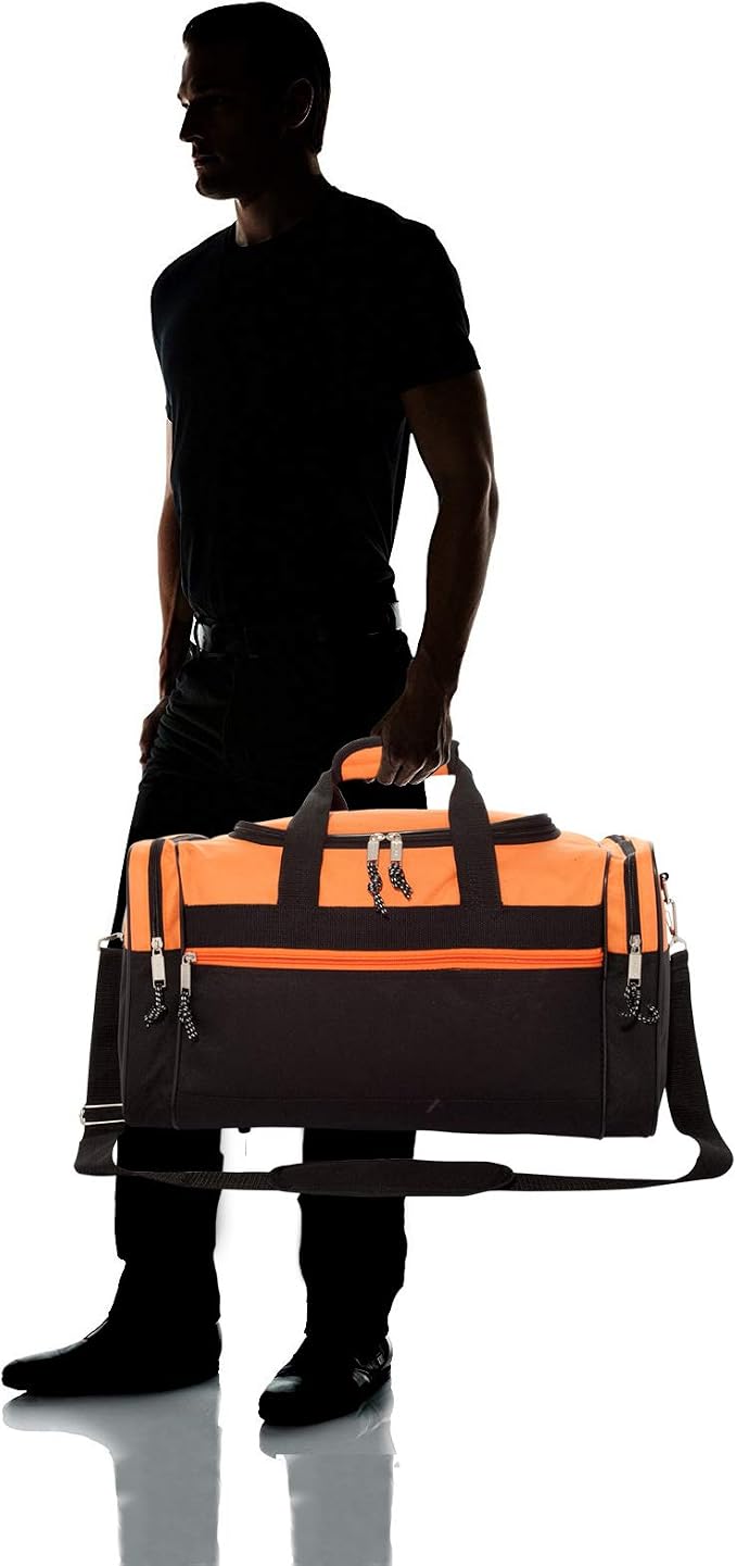 DALIX 17" Blank Duffle Bag Duffel Bag Travel Size Sports Durable Gym Bag - Image 7