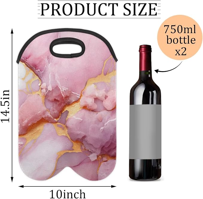 Wine Carrier Tote Personalized Bag - Image 2