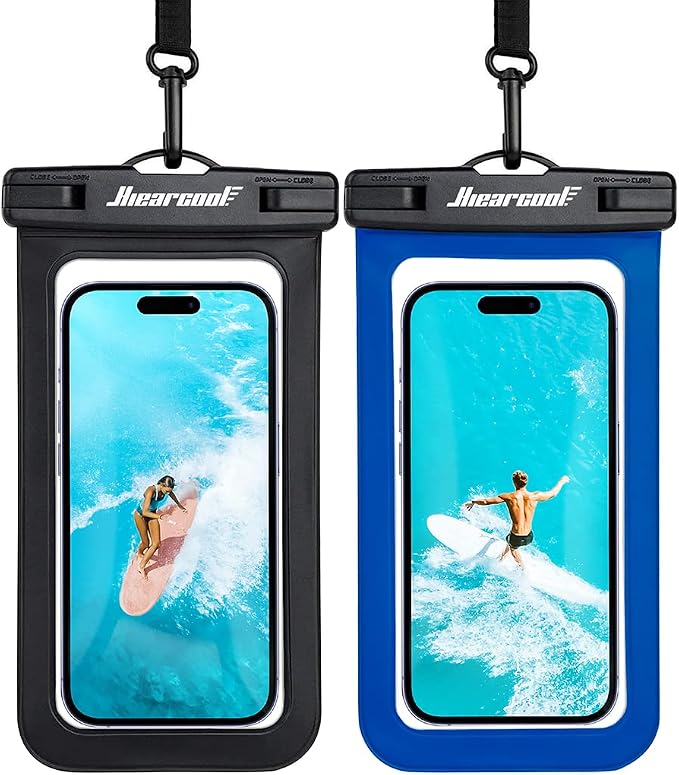 Hiearcool Waterproof Phone Pouch, Universal Waterproof Phone Case Dry Bag by Hiearcool