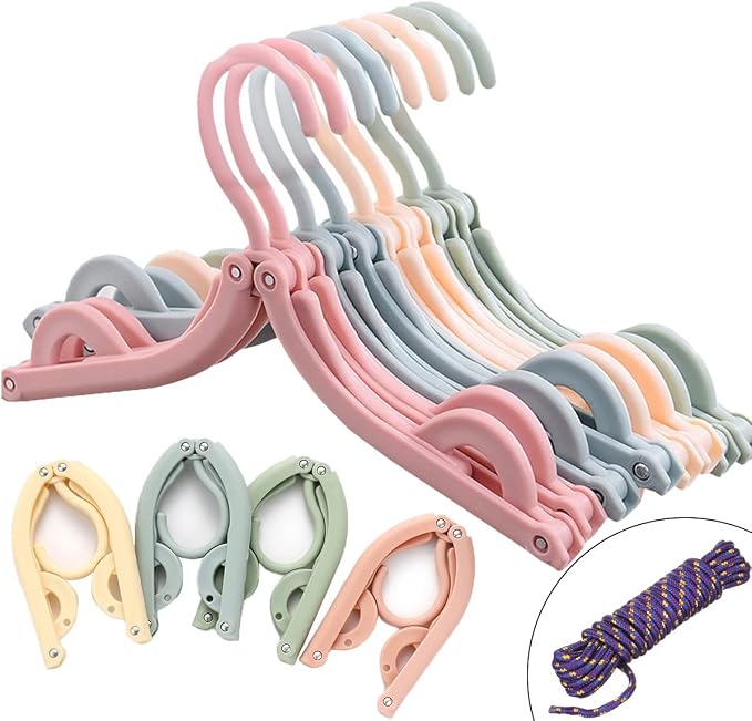 20 Pcs Foldable Travel Hangers by Pansyling