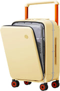 mixi Carry On Luggage Wide Handle Luxury Design Rolling Travel Suitcase PC by MIXI