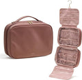 EACHY Hanging Toiletry Bag, Satin 4 Compartments Travel Toiletry Bags by EACHY