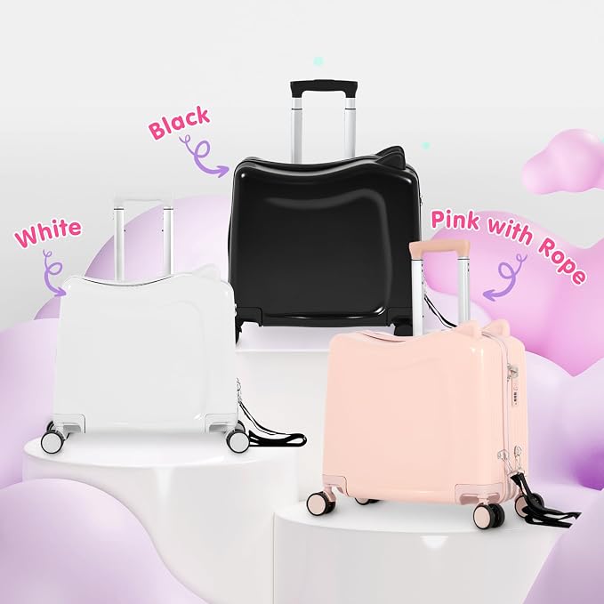 smilesun 20" Ride-On Travel Suitcase - Image 2